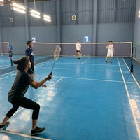 Photo taken at Phoenix Badminton Court by Mind P. on 3/9/2019
