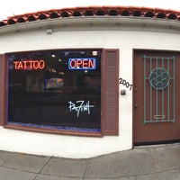 Photo taken at Tattoo Santa Barbara &amp;amp; LuckyFish, Inc. by Pat F. on 4/30/2013