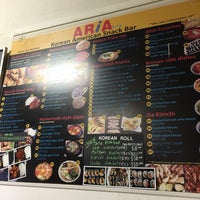 Photo taken at Aria Korean-American Snack Bar by Annie on 3/9/2016