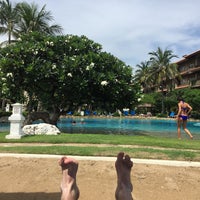 Photo taken at Grand Aston Bali Beach Resort by Jason C. on 11/26/2017