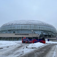 Photo taken at Дворец спорта «Динамо» by Igor S. on 1/4/2022