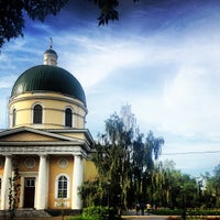 Photo taken at Памятник Петру и Февронии by Кирилл А. on 8/22/2013