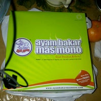 Photo taken at Ayam Bakar Mas Mono by Ada Joseph C. on 9/30/2012