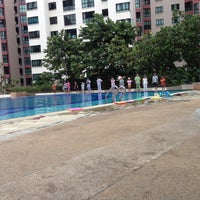 Photo taken at Woodsvale Swimming Pool by Abegail T. on 5/11/2013