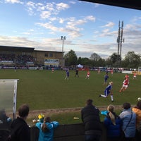 Photo taken at Staines Town FC by David G. on 4/30/2015