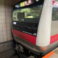 Photo taken at Keiyo Underground Platforms 3-4 by もま と. on 3/14/2024