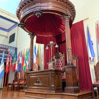 Photo taken at Gran Logia de la Argentina de Libres y Aceptados Masones - Palacio Cangallo by Gerardo G. on 7/27/2019