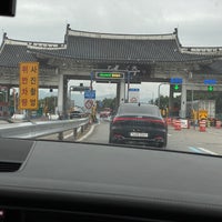 Photo taken at Jeonju Toll Gate by Hoppin C. on 7/3/2021