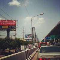 Photo taken at Central Bangna U-Turn Bridge by iCee PuiPui S. on 6/1/2013