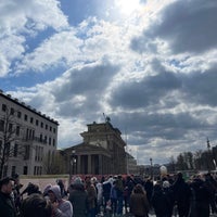 Photo taken at Pariser Platz by Thorsten D. on 4/3/2022