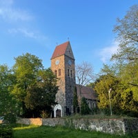 Photo taken at Dorfkirche Lichtenrade by Thorsten D. on 5/2/2022