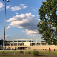Photo taken at Sportplatz Volkspark Mariendorf by Thorsten D. on 7/1/2019