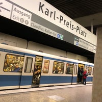 Photo taken at U Karl-Preis-Platz by Thorsten D. on 4/27/2018