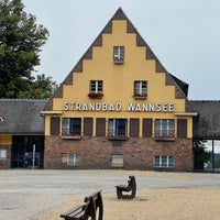 Photo taken at Strandbad Wannsee by Thorsten D. on 8/16/2021
