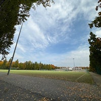 Photo taken at Sportplatz Volkspark Mariendorf by Thorsten D. on 10/13/2022