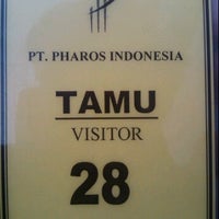 Photo taken at PT Pharos Indonesia by Reyvito W S. on 1/28/2013