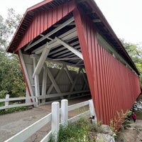 Photo taken at Everett Road Covered Bridge by switz1873 on 9/24/2022