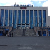 Photo taken at Perm-2 Train Station by Kseniya M. on 4/28/2013