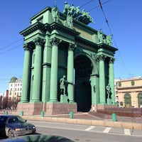 Photo taken at Narva Triumphal Arch by Andrey F. on 4/20/2013