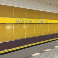 Photo taken at Metro =B= Národní třída by Kateřina S. on 6/8/2019