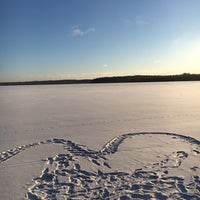 Photo taken at Гладышевское озеро by Мари М. on 1/5/2017