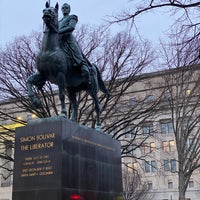 Photo taken at Simon Bolivar Statue by MA on 1/3/2020