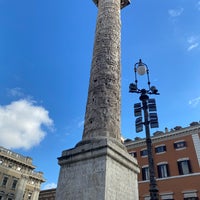 Photo taken at Column of Marcus Aurelius by Ebru E. on 1/16/2024