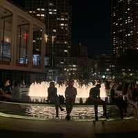 Photo taken at Lincoln Center’s Revson Fountain by Eva W. on 10/15/2021