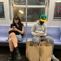 Photo taken at MTA Subway - M Train by Eva W. on 9/19/2022