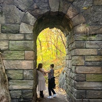 Photo taken at Ramble Stone Arch by Eva W. on 11/18/2021