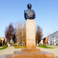 Photo taken at Памятник Александру Новикову by Мариша Х. on 4/30/2017