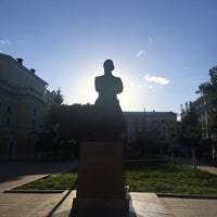 Photo taken at Monument to Nikolai Dobrolubov by Федор И. on 6/21/2018