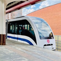 Photo taken at monorail Timiryazevskaya by Roman on 4/18/2021