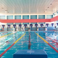 Photo taken at Vali zeki şanal kapalı yüzme havuzu by Sinem S. on 1/23/2017