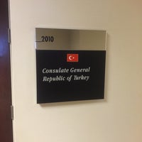 Photo taken at Consulate General of Turkey by Basak O. on 8/1/2016