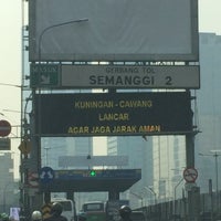 Photo taken at Gerbang Tol Semanggi 2 by Nur K. on 12/3/2015