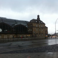 Photo taken at Hamburg Hauptbahnhof by Ahmet Ç. on 4/26/2013