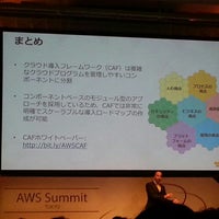 Photo taken at AWS Summit Tokyo 2015 by Andrea B. on 6/2/2015