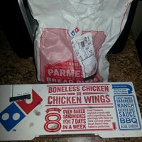 Photo taken at Domino&amp;#39;s Pizza by Katie S. on 4/7/2013