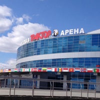 Photo taken at Traktor Ice Arena by Андрей М. on 4/18/2013