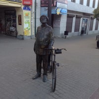 Photo taken at Циолковский-велосипедист by Илья . on 8/5/2016