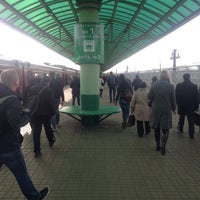 Photo taken at Vykhino Railway Station by Denis Z. on 4/25/2013