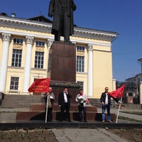 Photo taken at Памятник В.И. Ленину by KengA on 5/3/2015