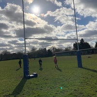 Photo taken at Hammersmith &amp;amp; Fulham Rugby Football Club by Mik F. on 2/11/2018