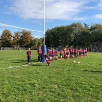 Photo taken at Hammersmith &amp;amp; Fulham Rugby Football Club by Mik F. on 9/30/2018
