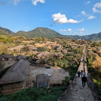 Photo taken at Naganeupseong Folk Village by Eddie P. on 10/21/2023