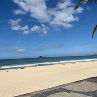 Photo taken at Praia de São Conrado by Sandra D. on 5/26/2023