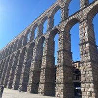 Photo taken at Aqueduct of Segovia by Sandra D. on 10/1/2023