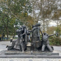 Photo taken at Immigrants Sculpture by krg. on 11/1/2023