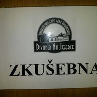 Photo taken at Zkušebna Divadla Na Jezerce by Veronika Z. on 1/19/2015